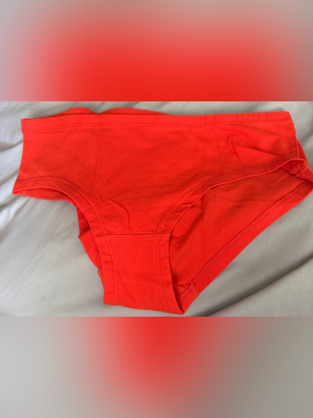 Sexy Basics Women’s Red Cotton Stretch Shorts